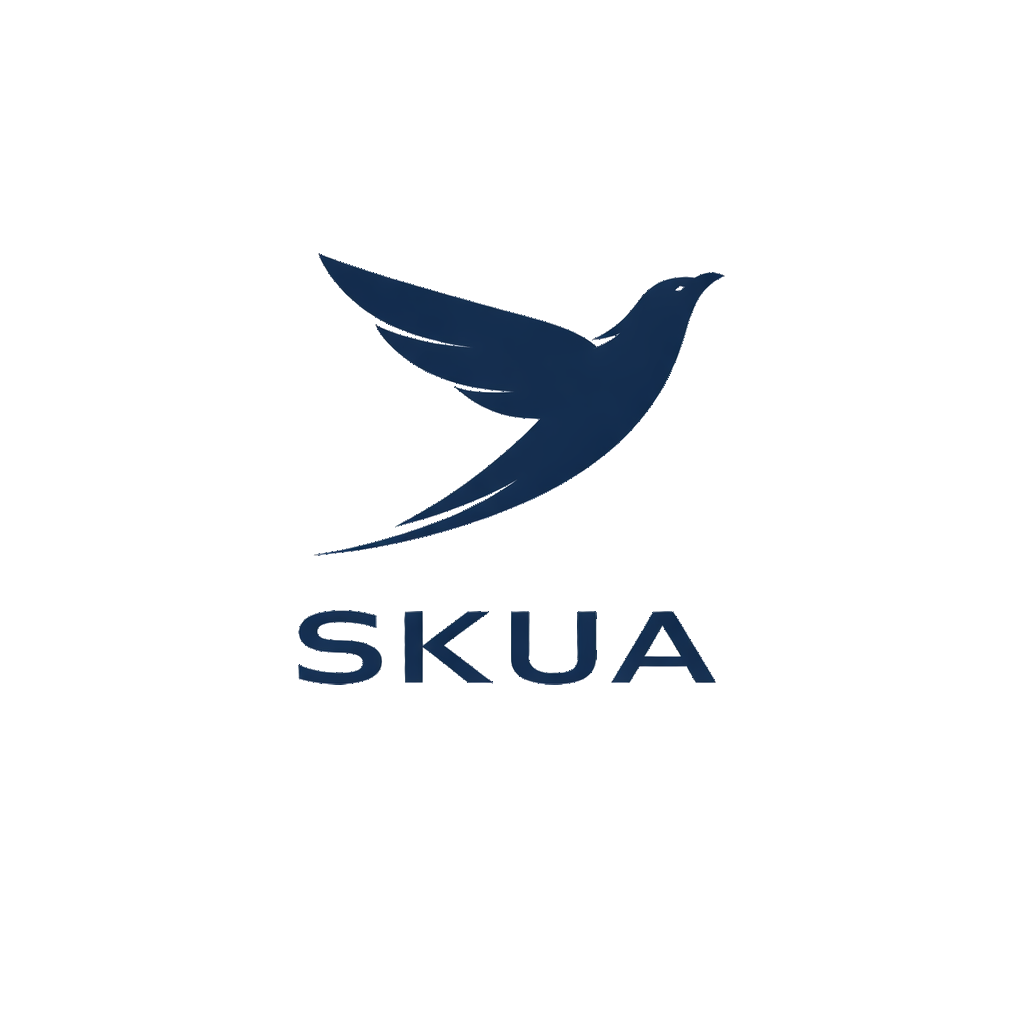 SKUA flying bird logo